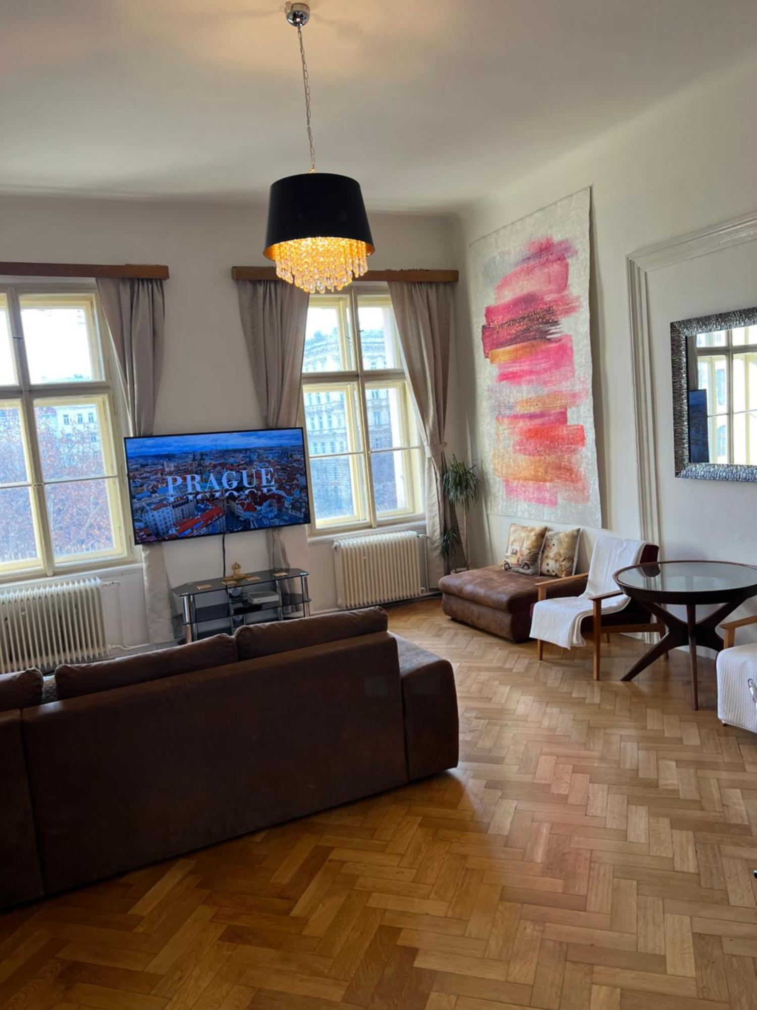 Wenceslas Square Apartment 150 M2 براغ المظهر الخارجي الصورة